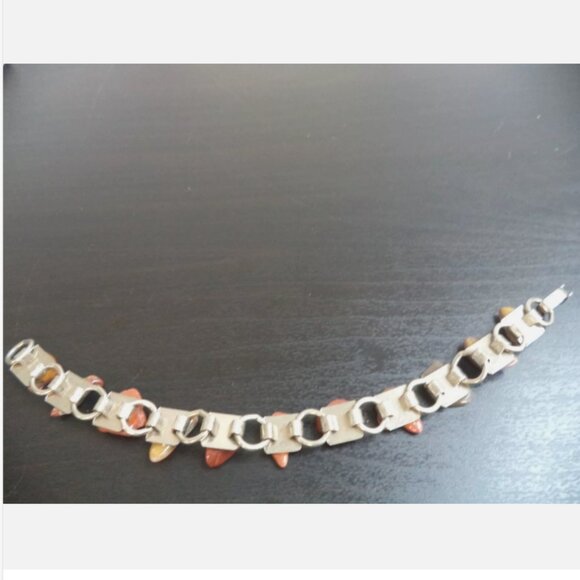 VINTAGE ESTATE GENUINE STONE BRACELET 1979 - Picture 3 of 3